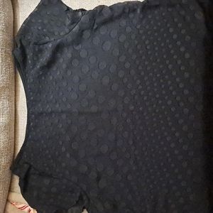 Whithouse Blackmarket Black short Sleeve Blouse XL fits like a Large